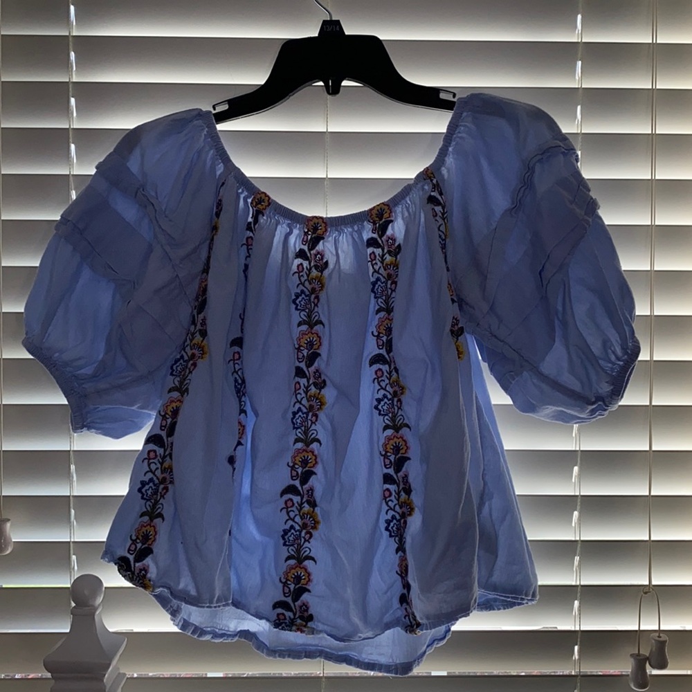 American Eagle Across-the-Shoulder Blouse